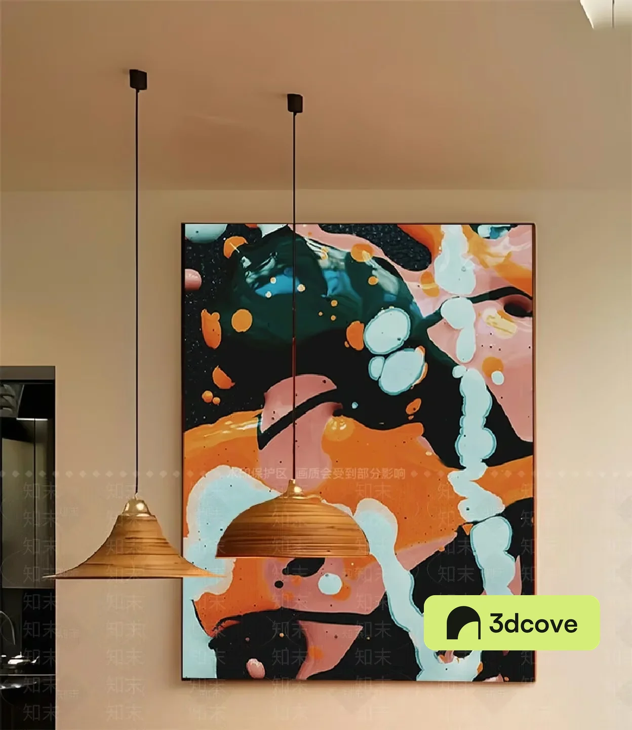 Modern Abstract Art Piece