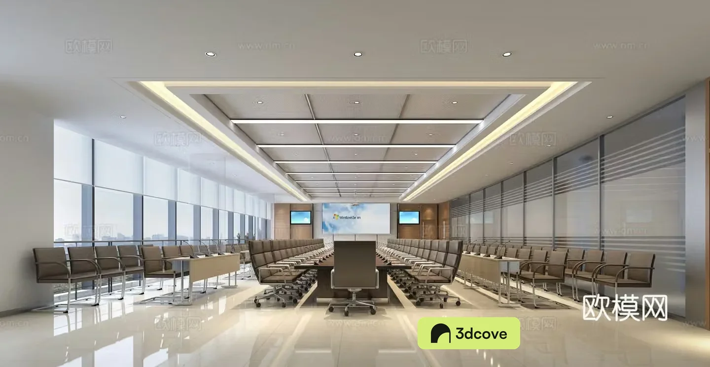 Modern large conference room