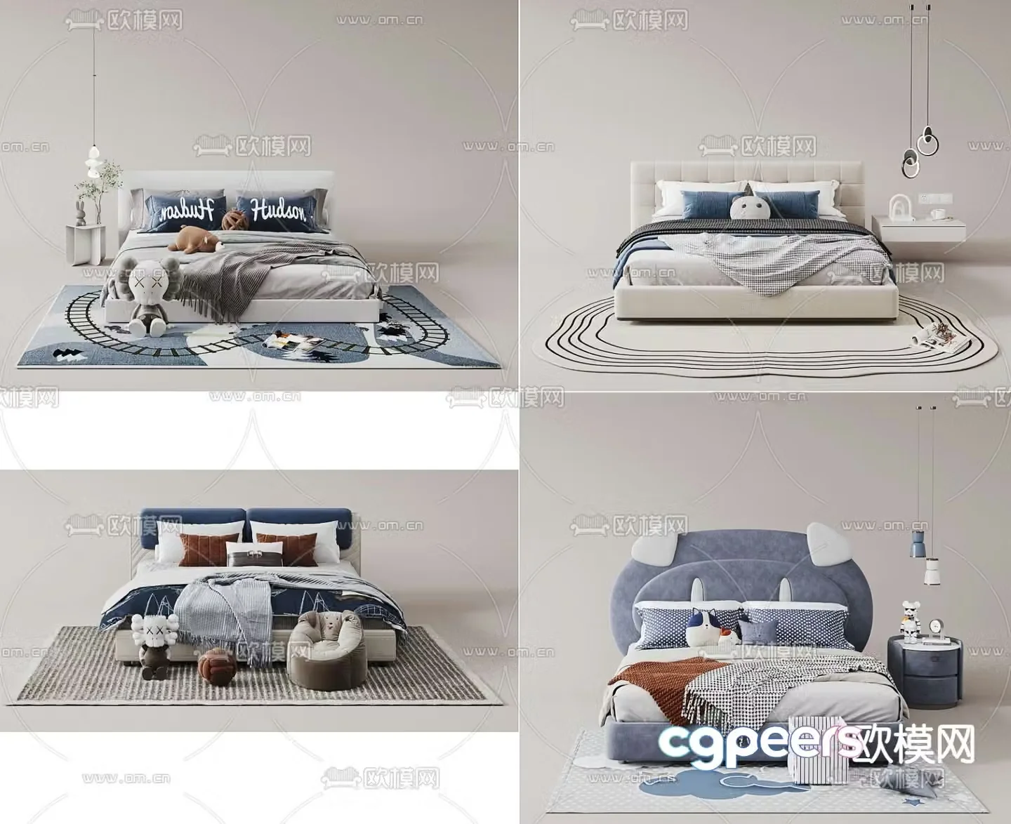children’s bed child’s bed 3d model