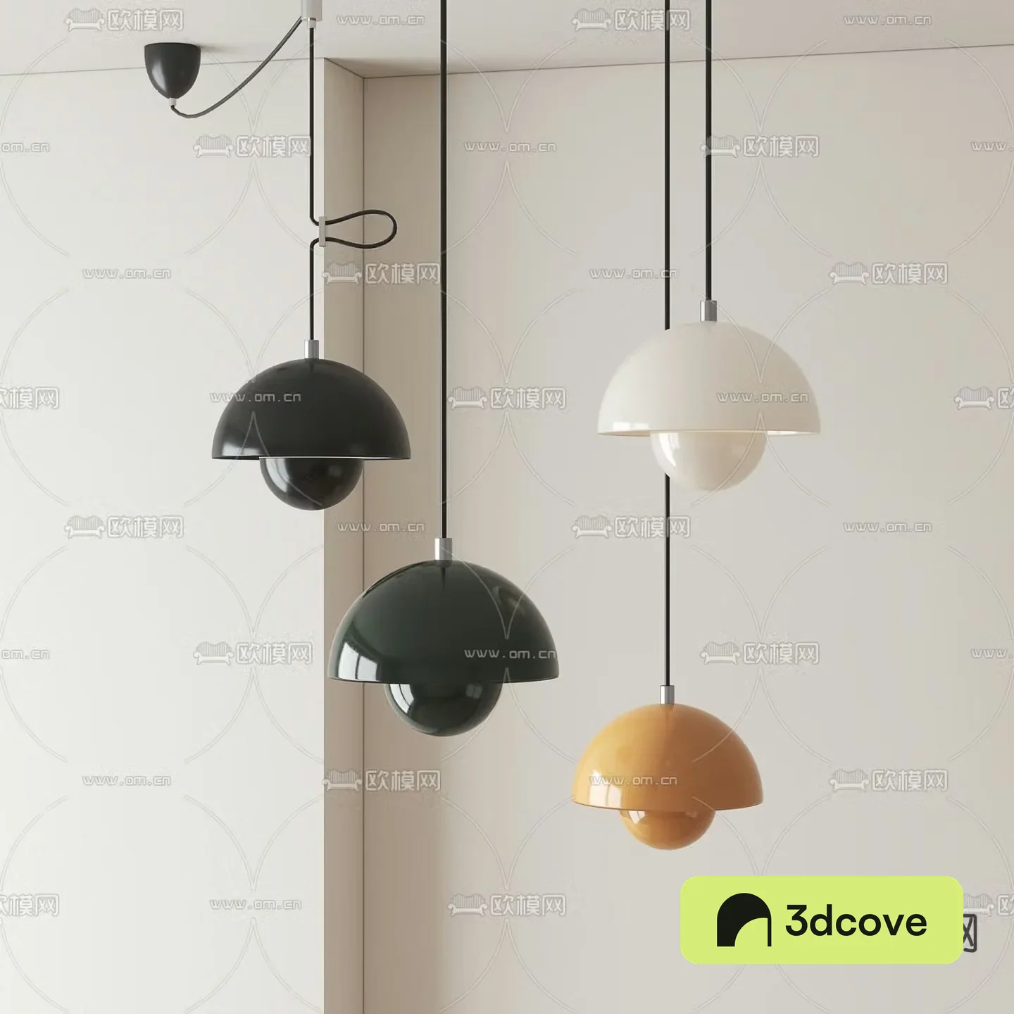 Simple chandelier