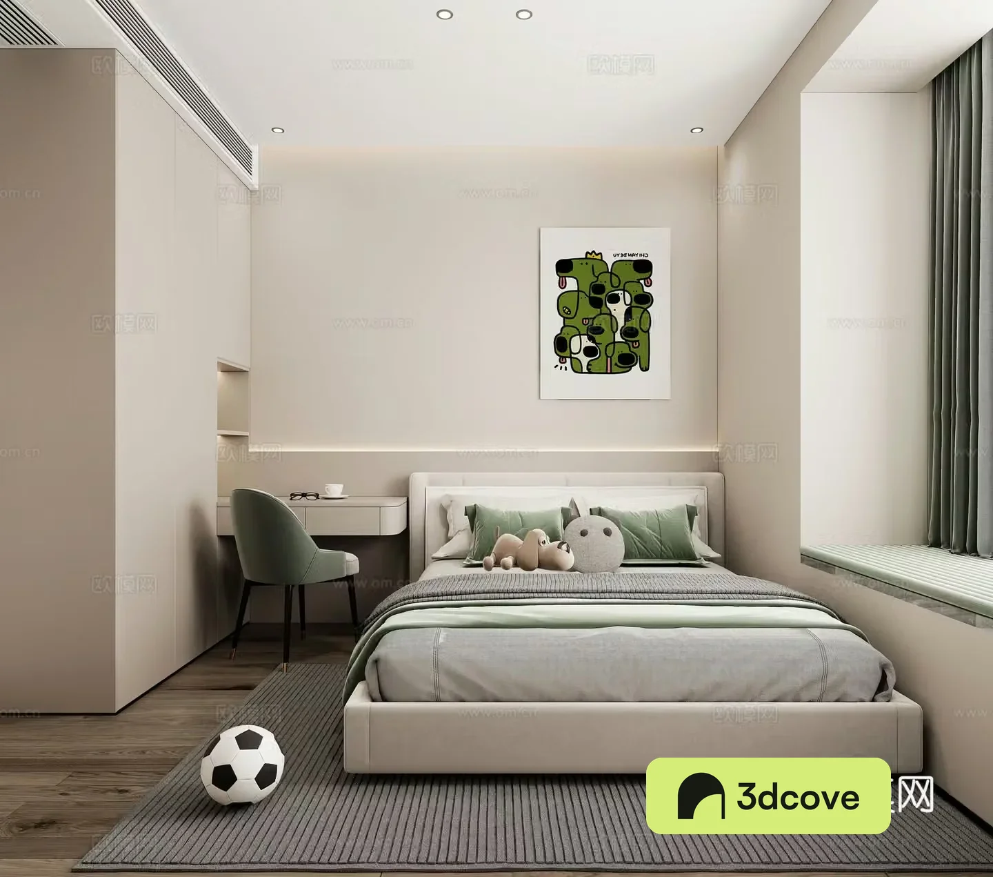 Modern bedroom