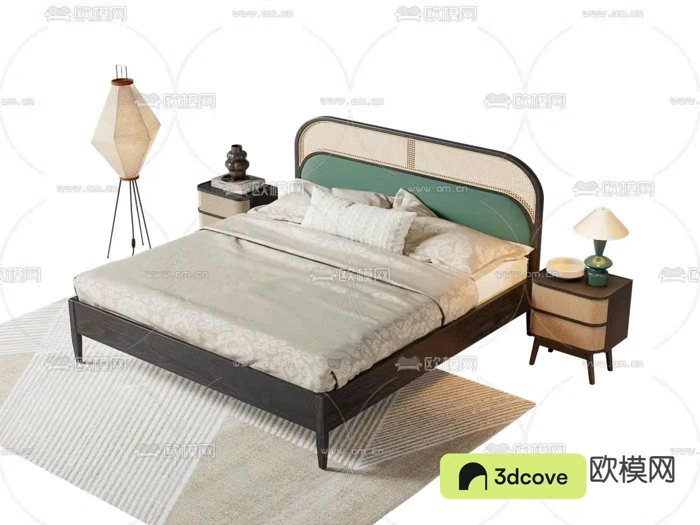 Medieval style double bed
