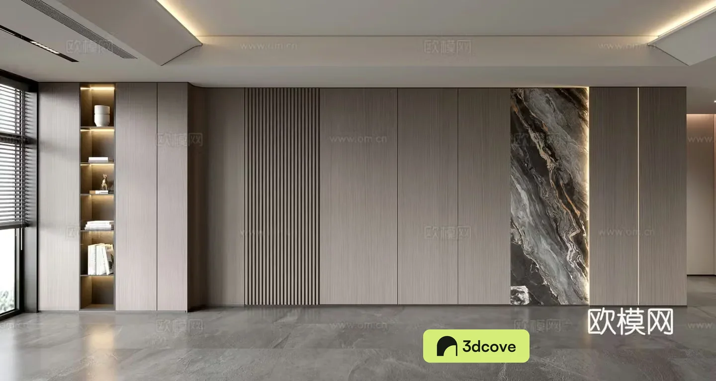 Modern sofa background wall