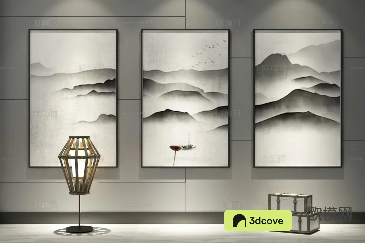 New Chinese style ink painting decorative painting