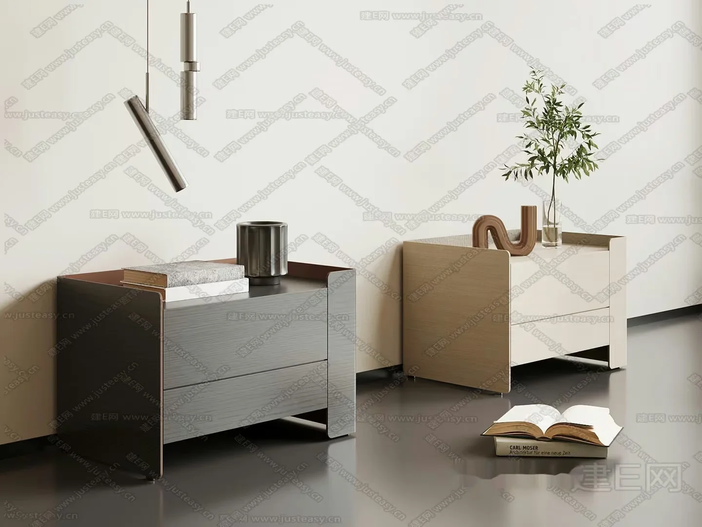 Modern Furniture Set 3D Model – 16921 – VRAY Render