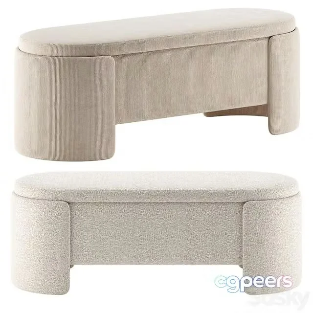 3ds Max Free – TAKS Bench By Stool Group set 2