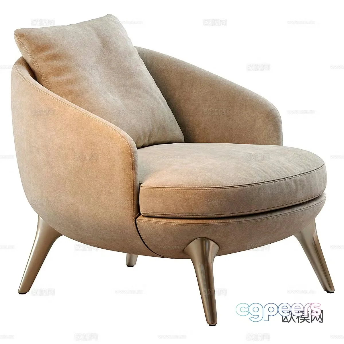sofa chair armchair 3d model
