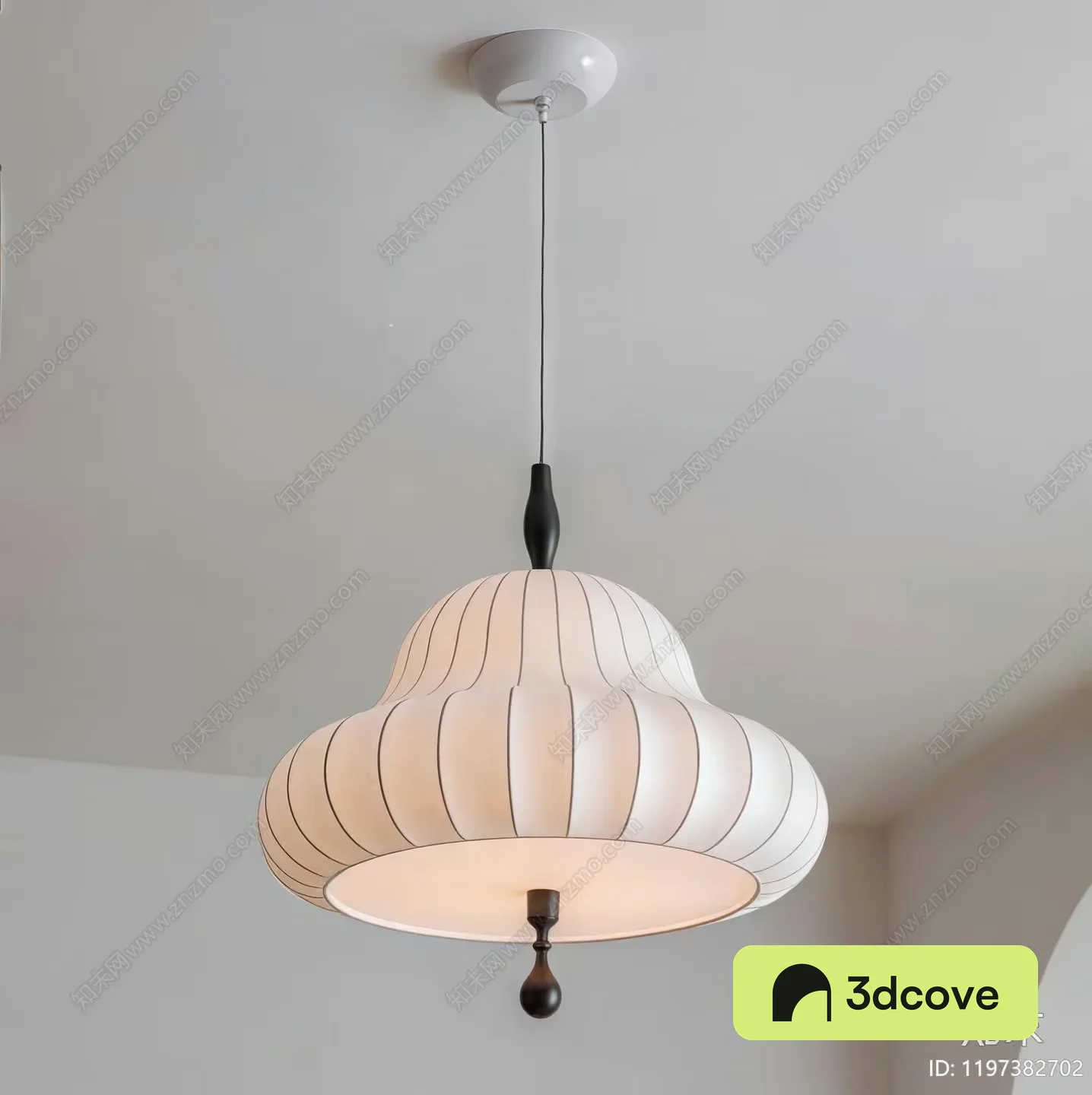 Light Fixture With A Cloud-Like Design