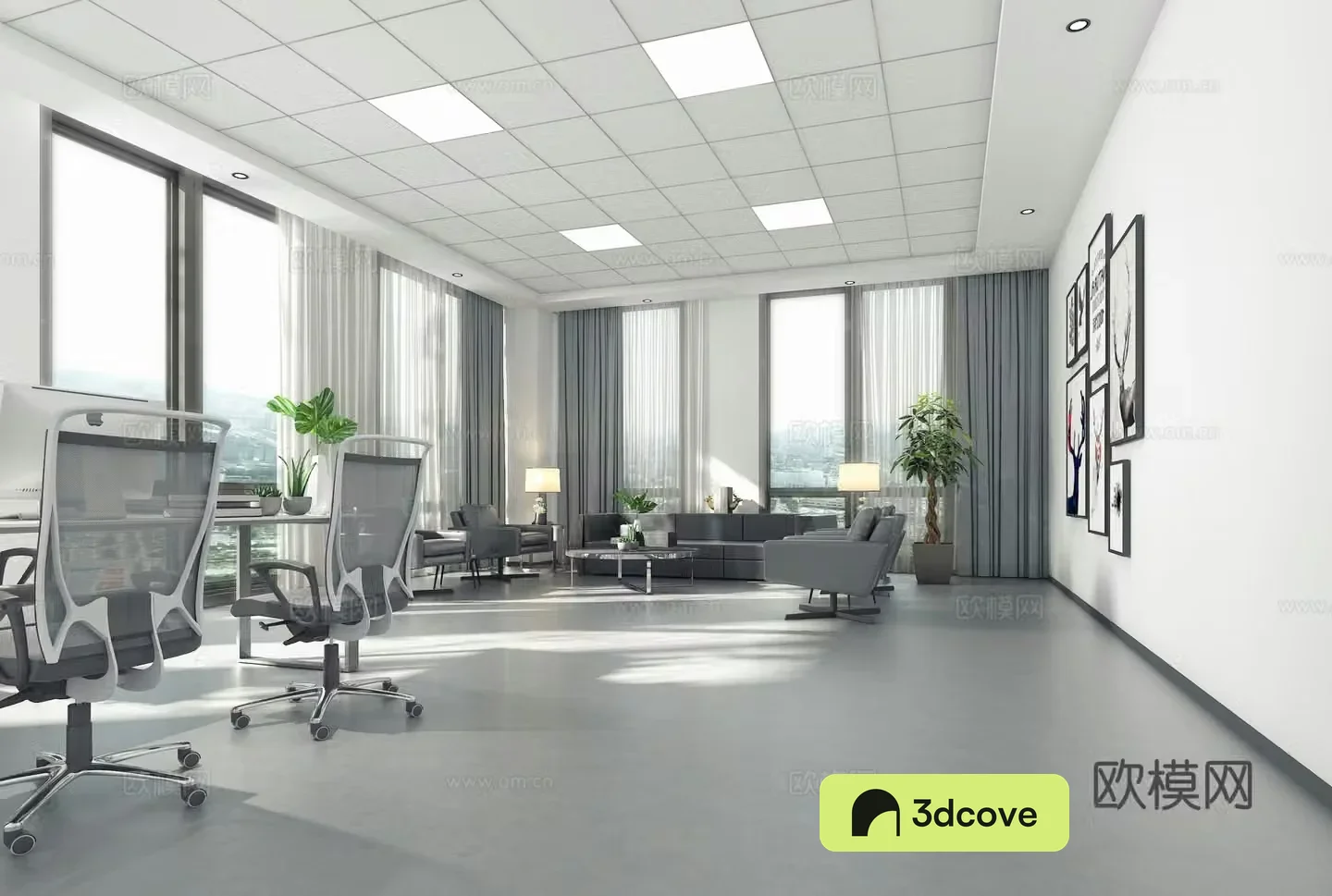 Public office area office