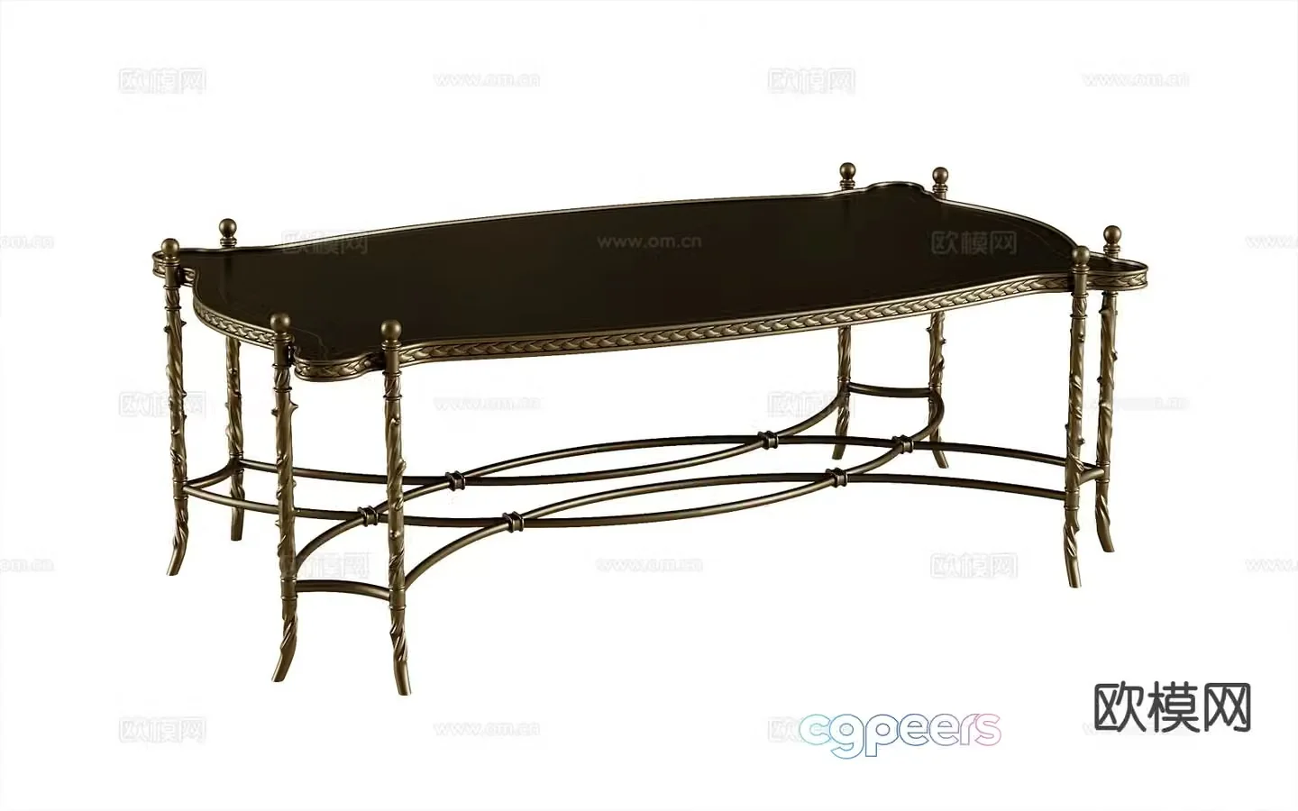 American coffee table 3d model