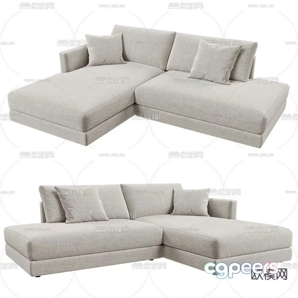 Modern sofa corner sofa 3d model
