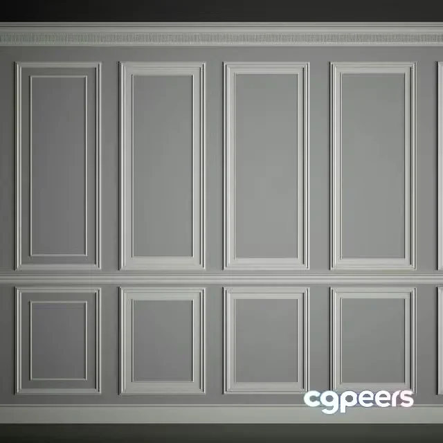 3ds Max Free – Moldings on the walls