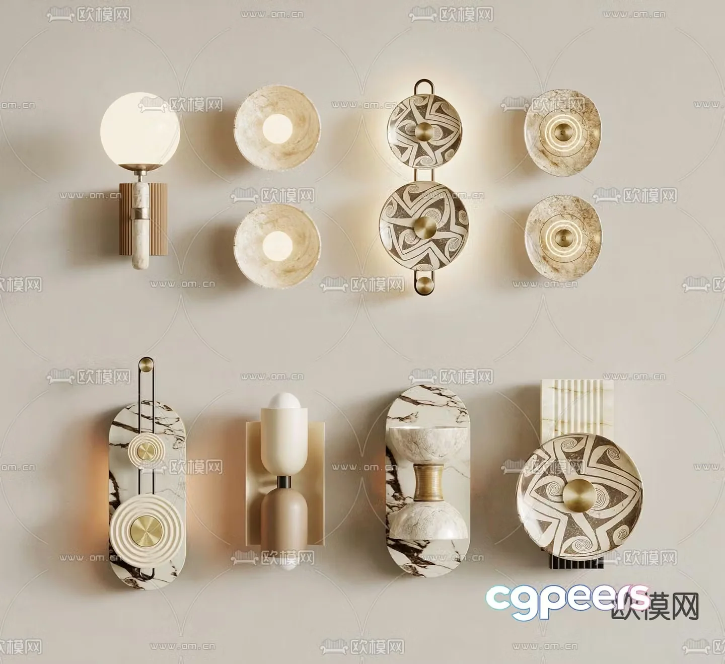 wall lamp 3d model