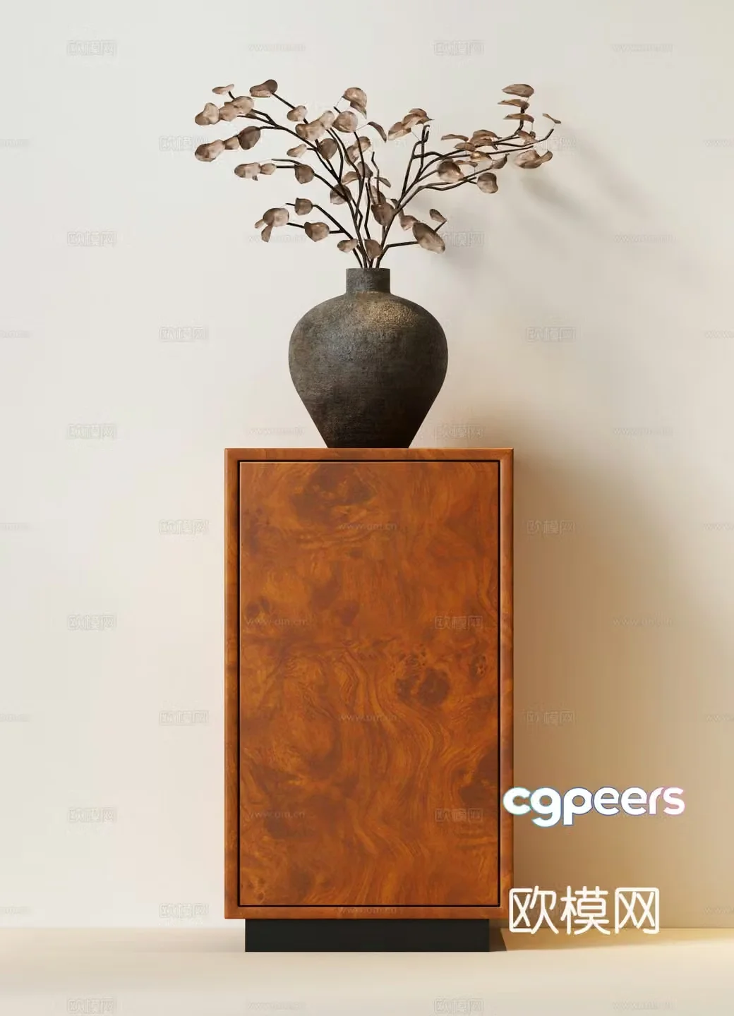 Modern medieval vase flower art Modern medieval flower art Modern medieval vase 3D model