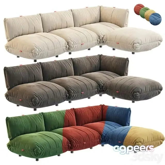 3ds Max Free – Fatboy Sumo Sofa