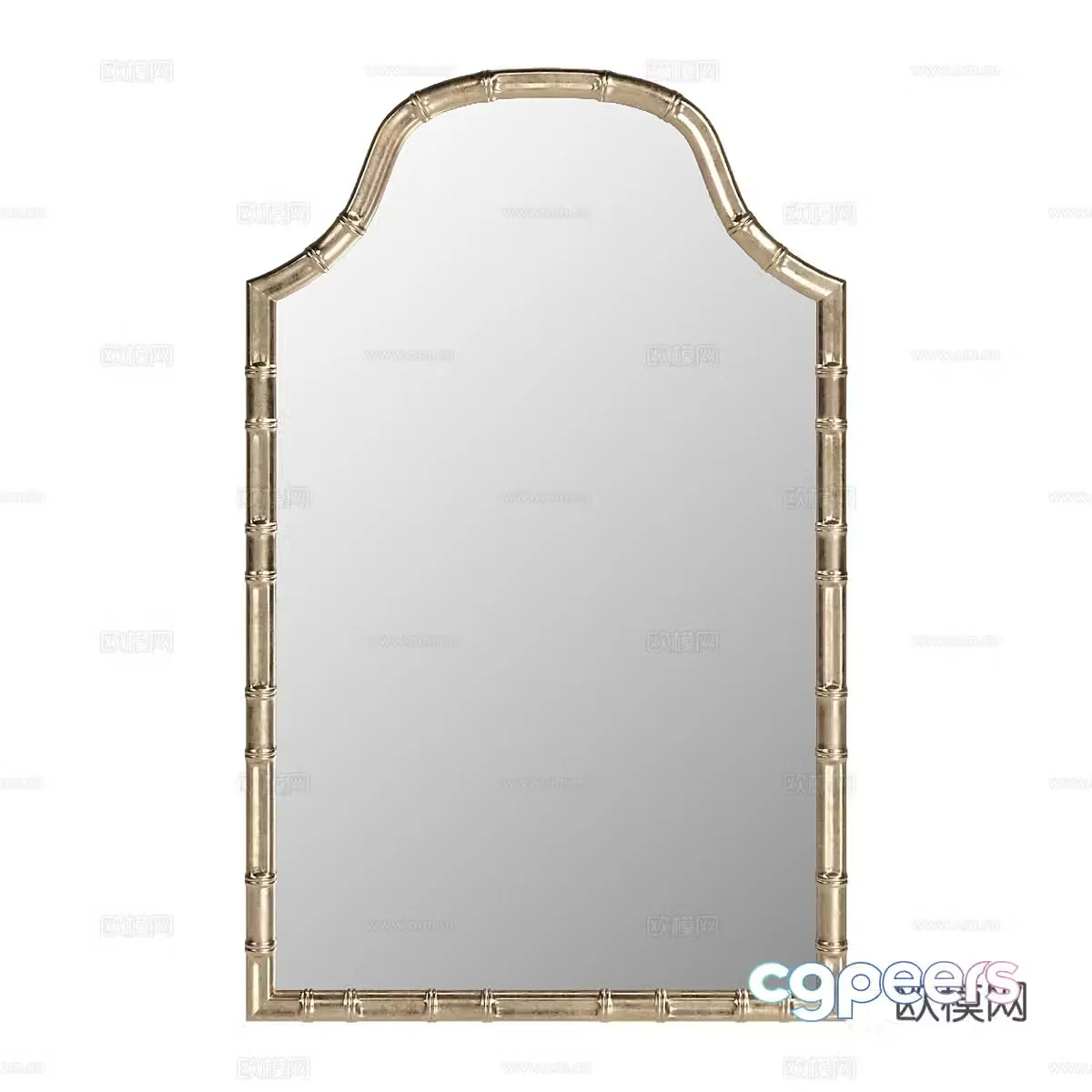 Modern mirror Decorative mirror Living room mirror 3d model