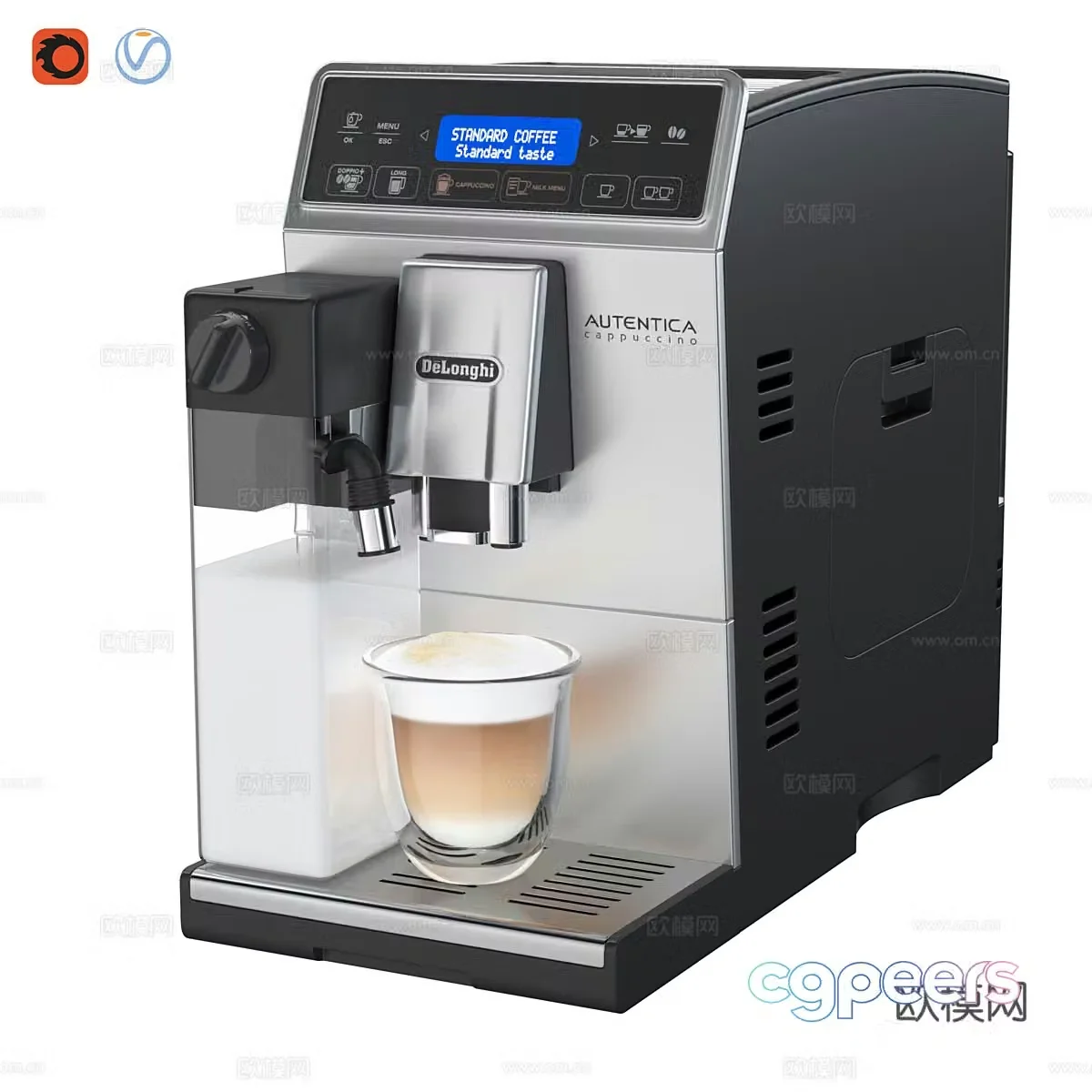 Kitchen appliances Daily appliances Daily appliances Small household appliances Coffee machine Beverage machine Direct drinker Milkshake 3D model