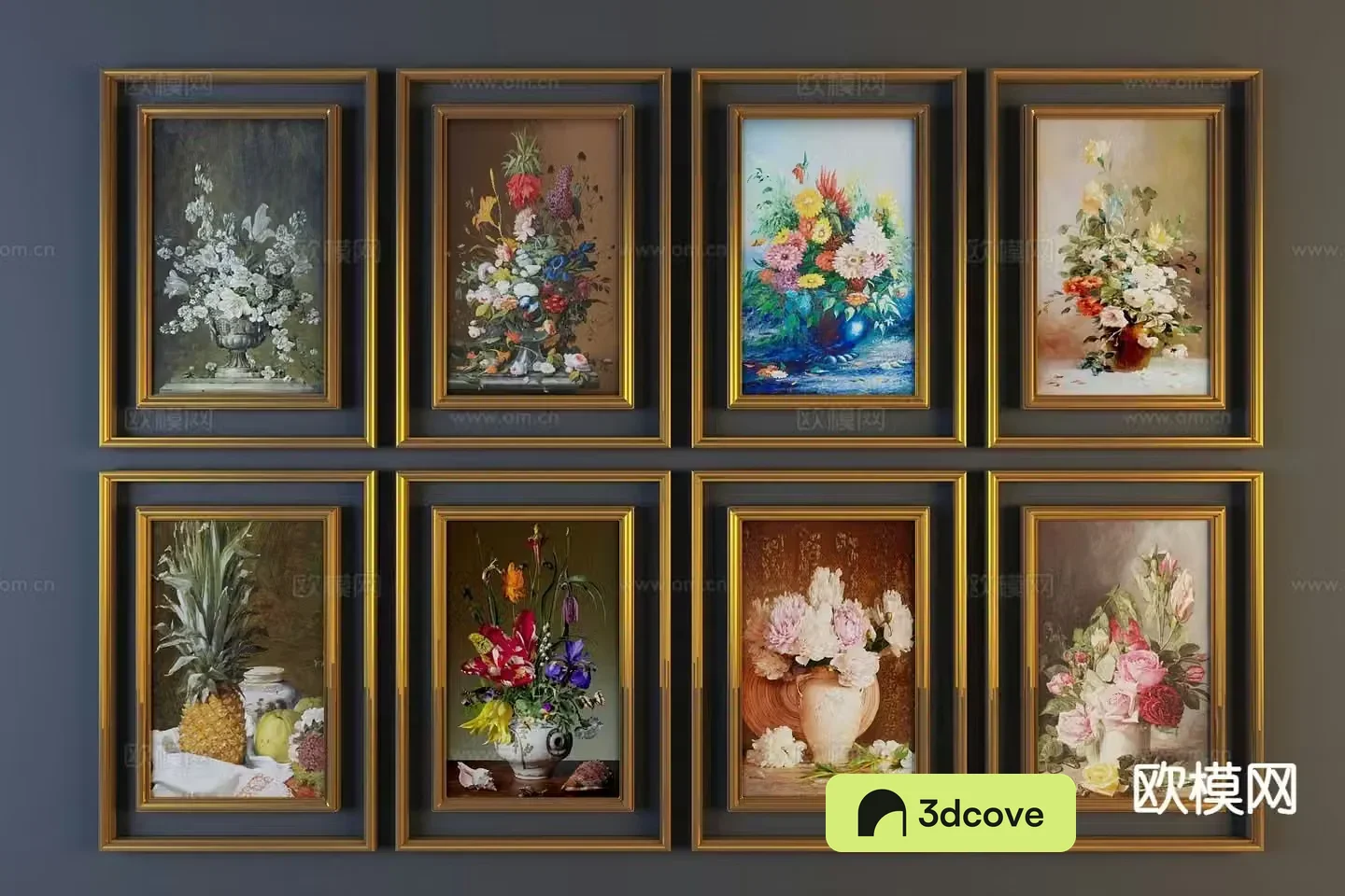 European decorative painting art painting freehand hanging painting