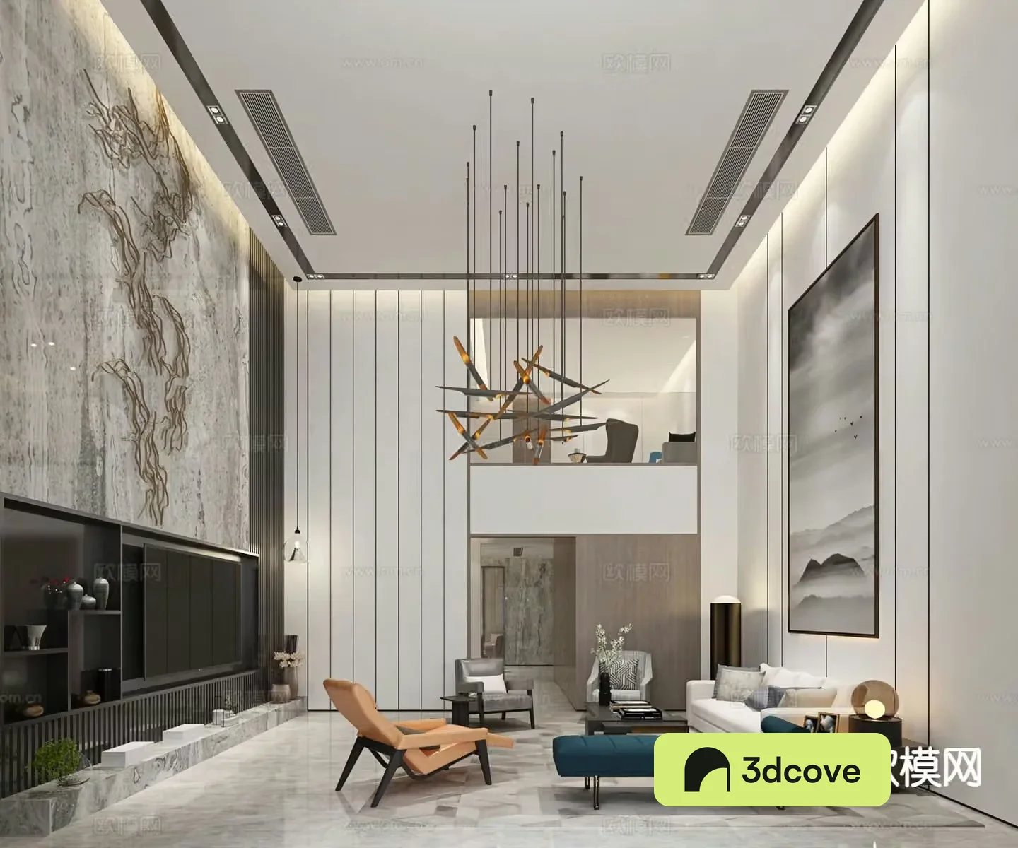 Modern villa living room