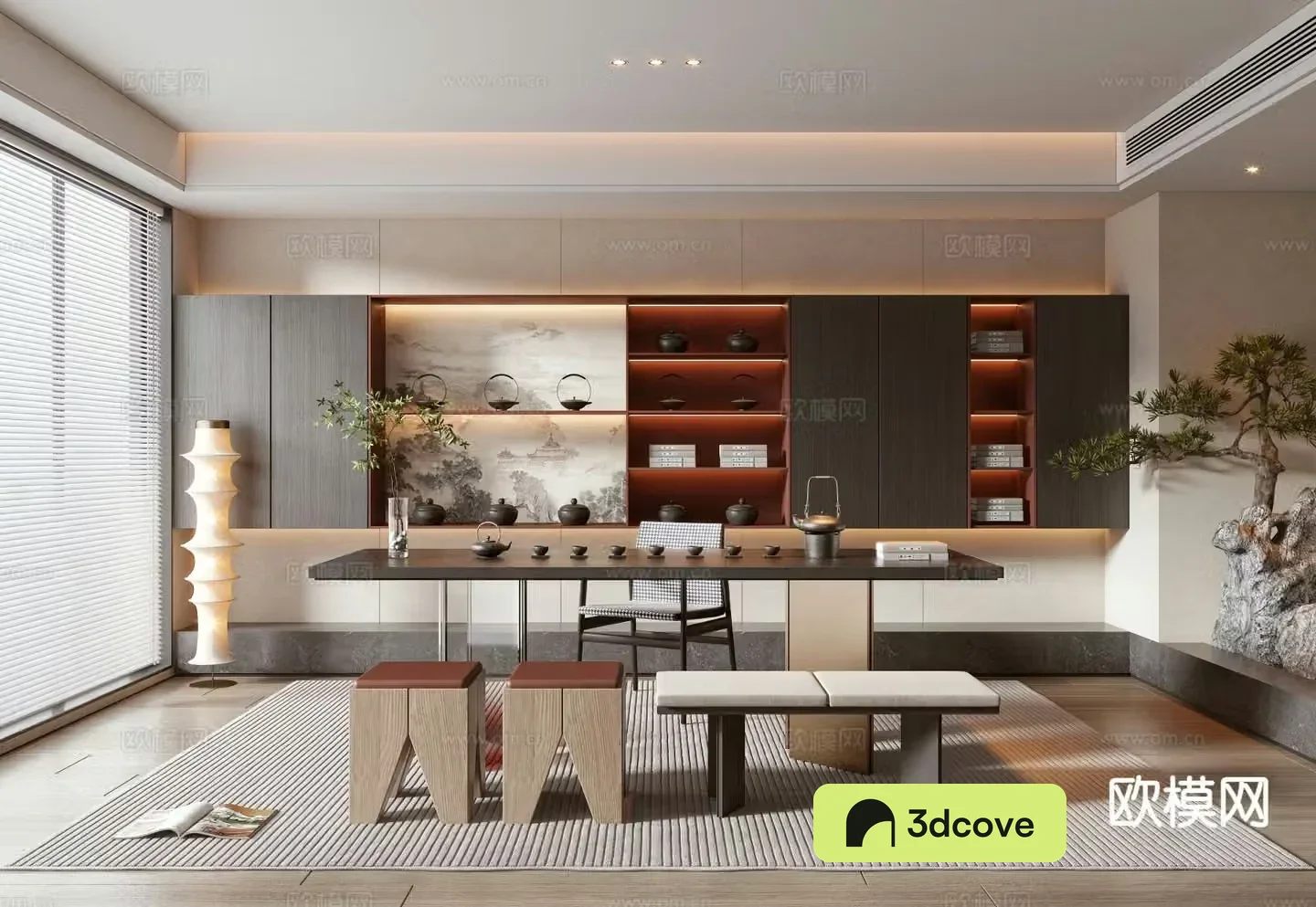 New Chinese tea room