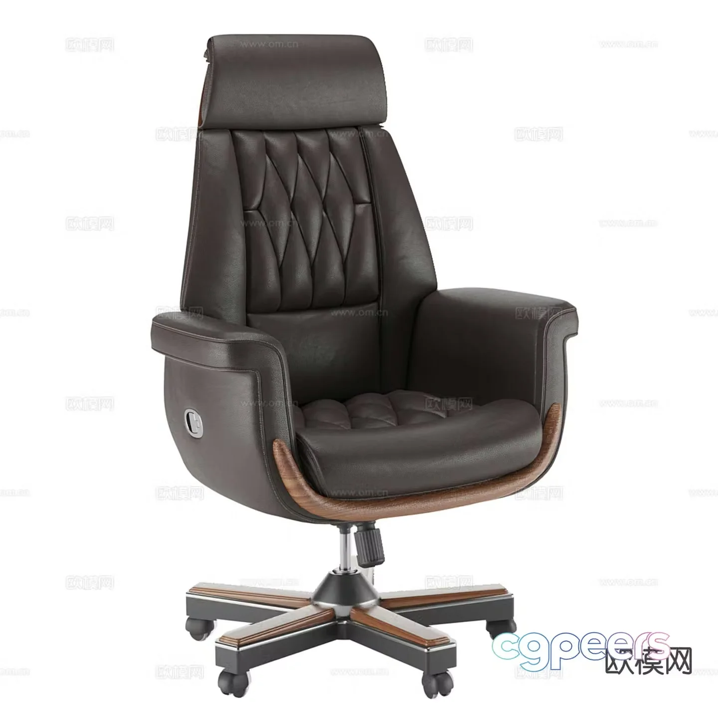 Modern executive chair executive chair boss chair manager chair 3D model