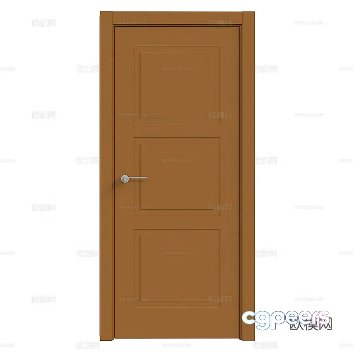 Modern minimalist room door Door Simple door Entrance door Single door 3D model
