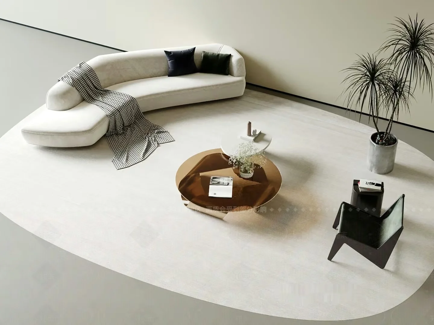 Modern Living Room 3D Model – 5623 – VRAY Render