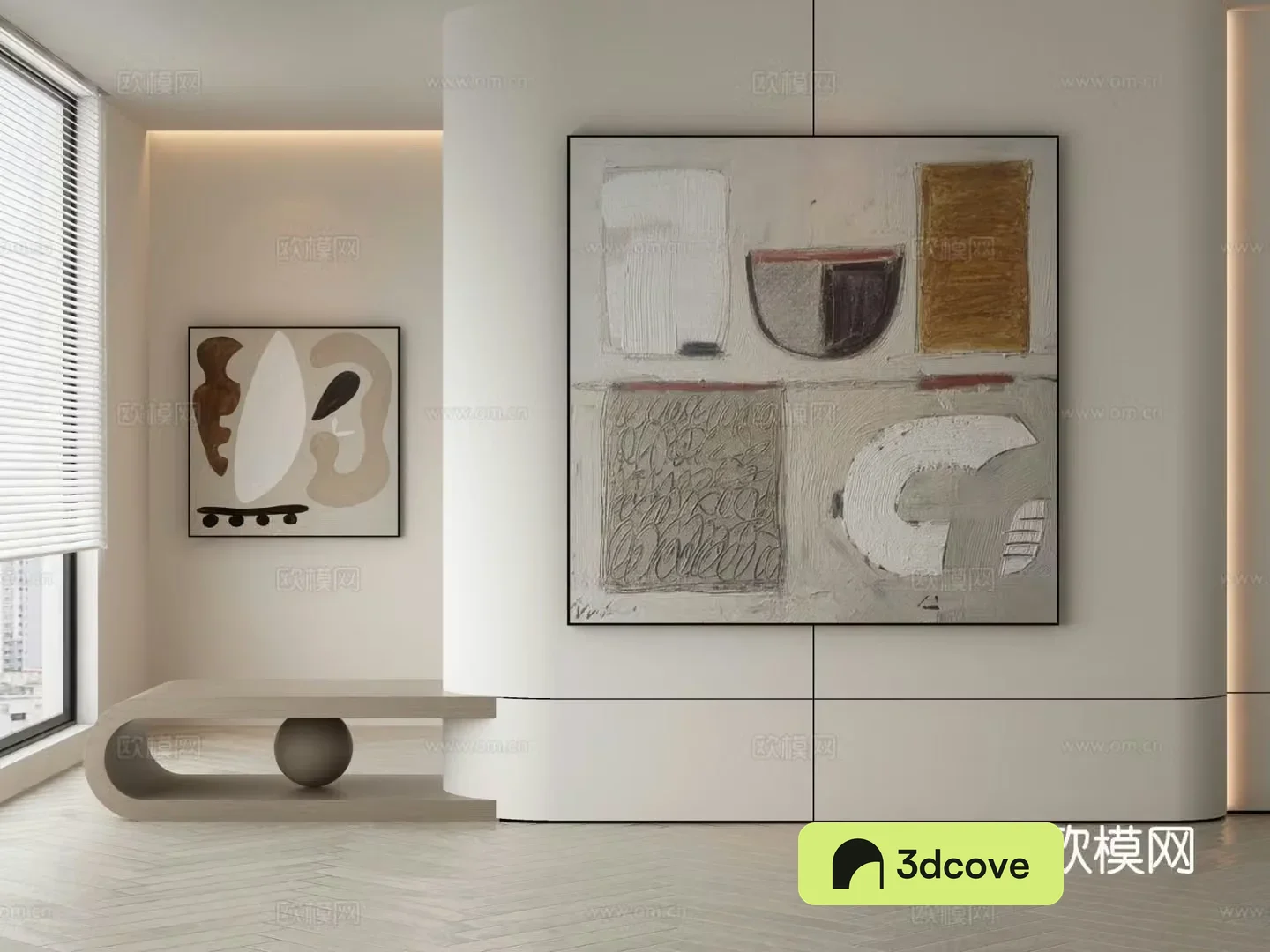 Modern decorative painting retro oil painting hanging painting