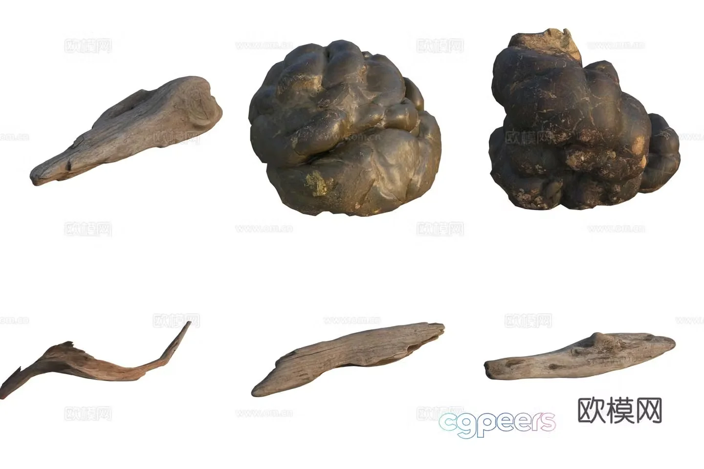 Wood wood feces 3d model