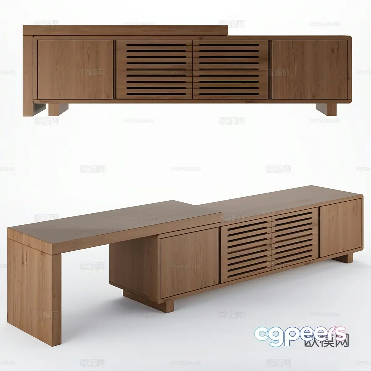 New Chinese TV cabinet 3D model