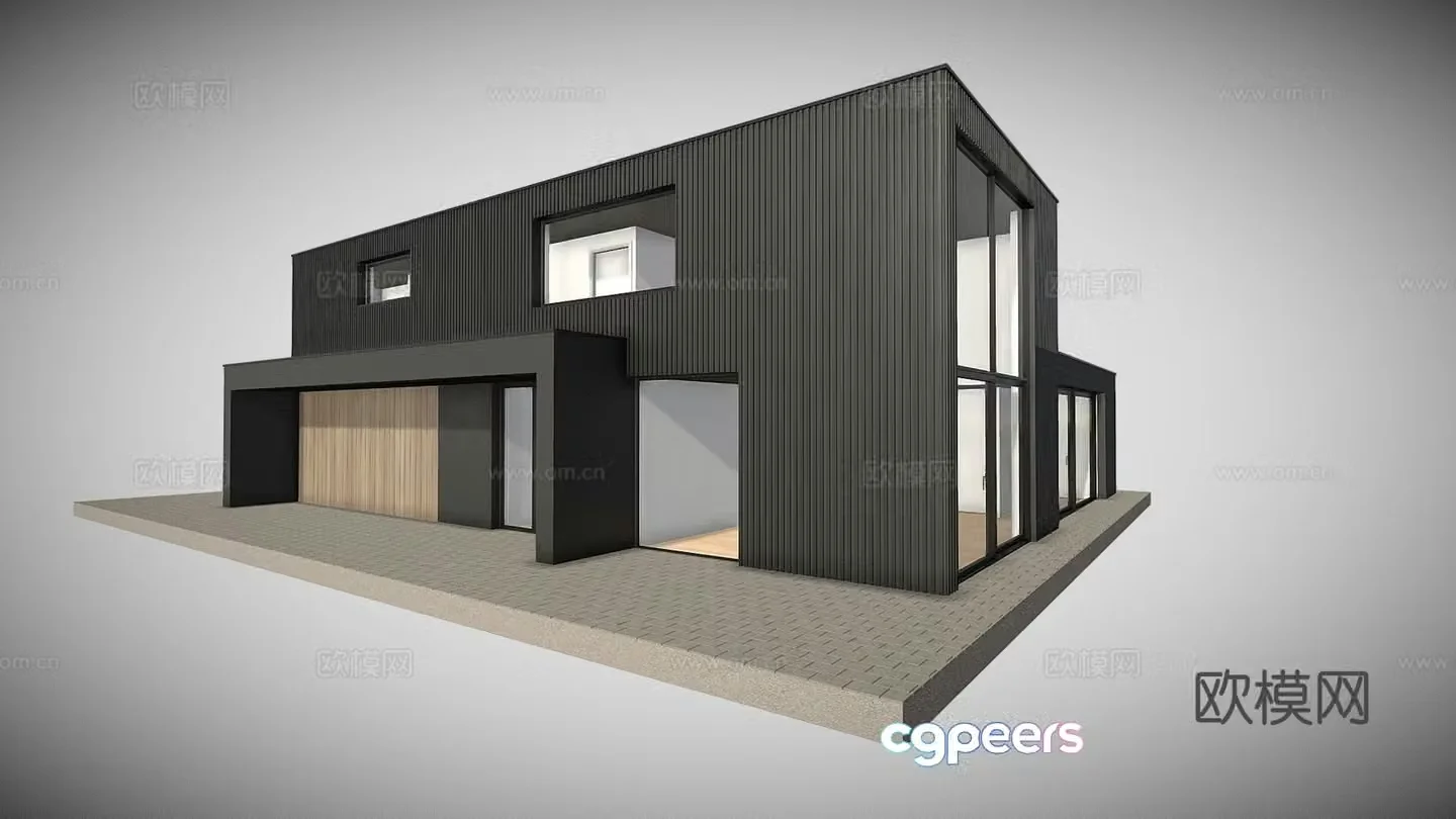 Modern house 3d model