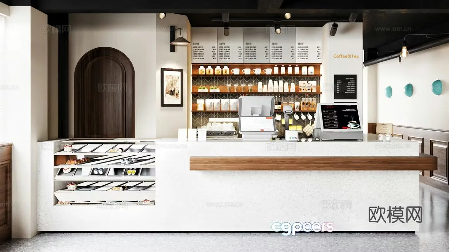Cafe 3d model