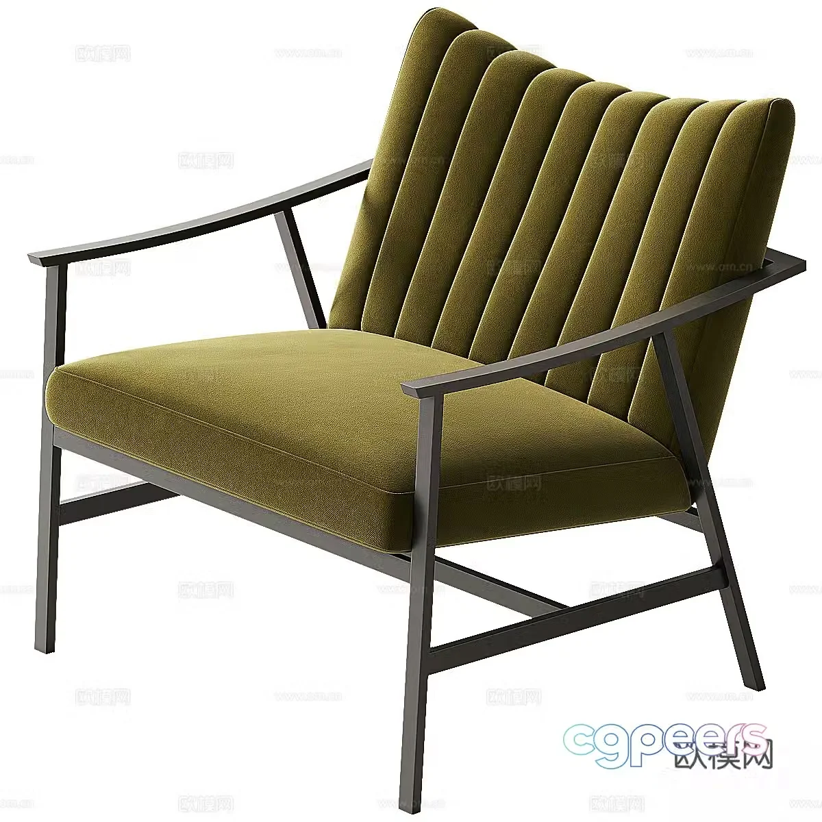 New Chinese style leisure chair 3d model