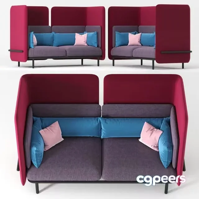 3ds Max Free – Buzzispark sofa