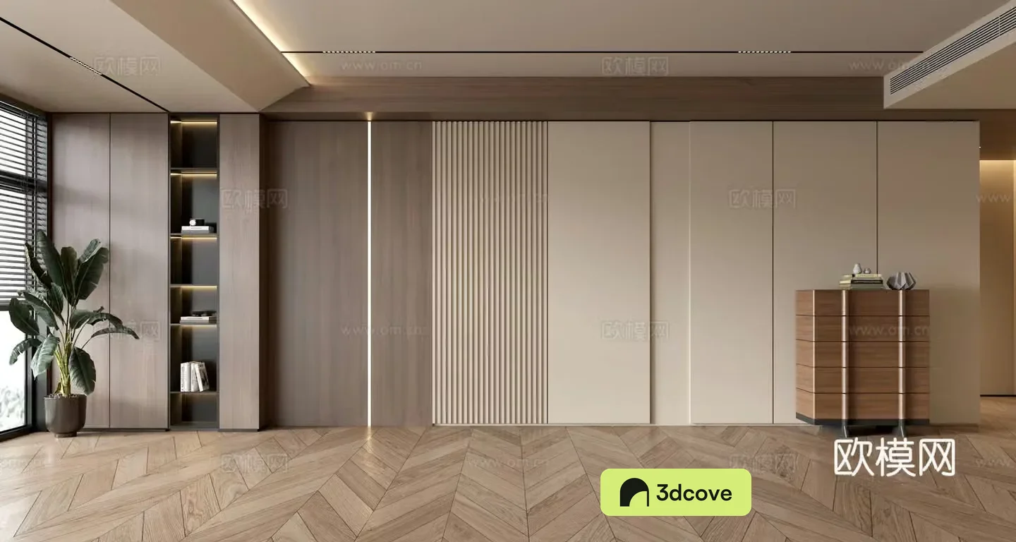 Modern sofa background wall