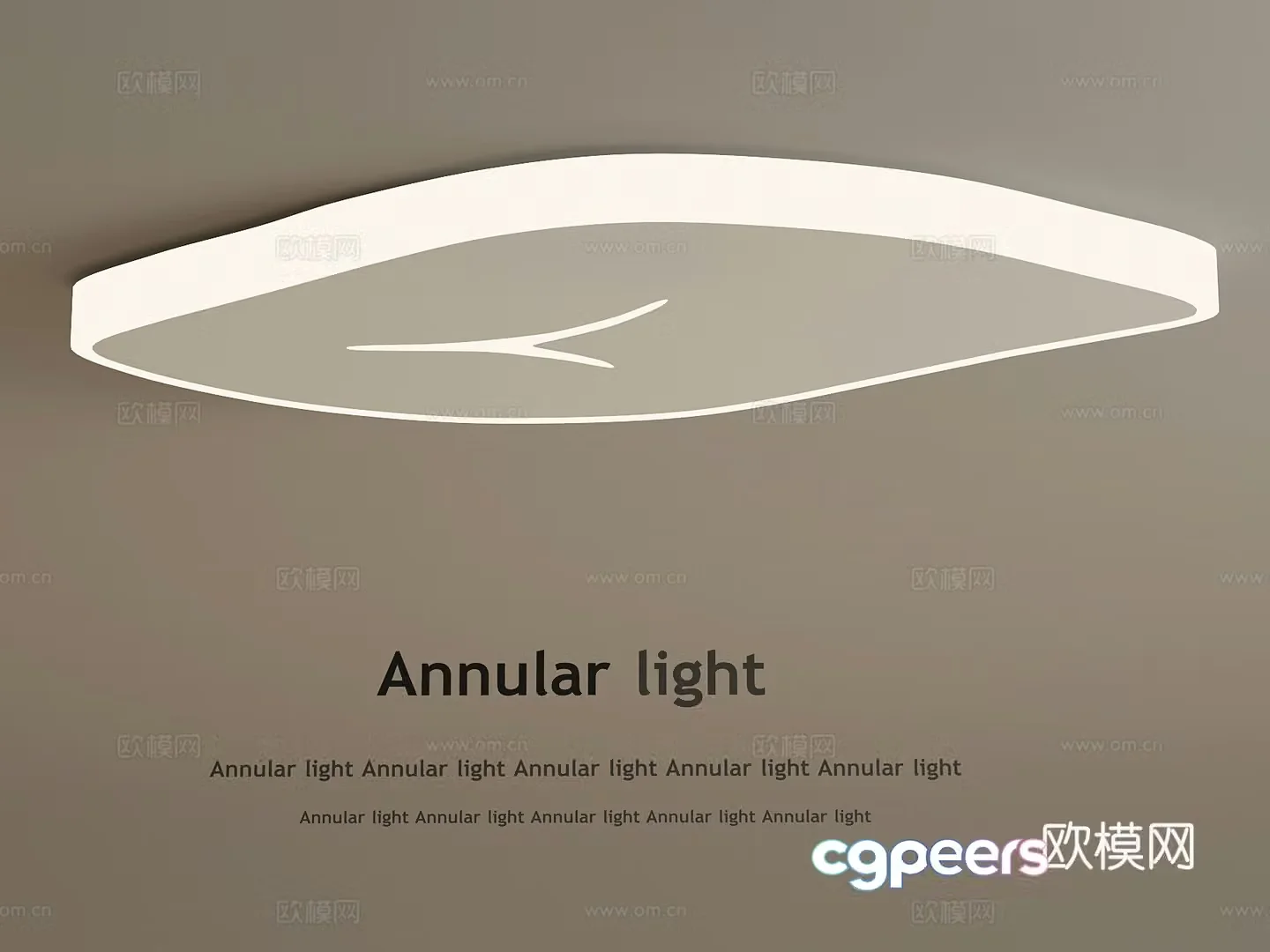29 modern minimalist ceiling light 3d model