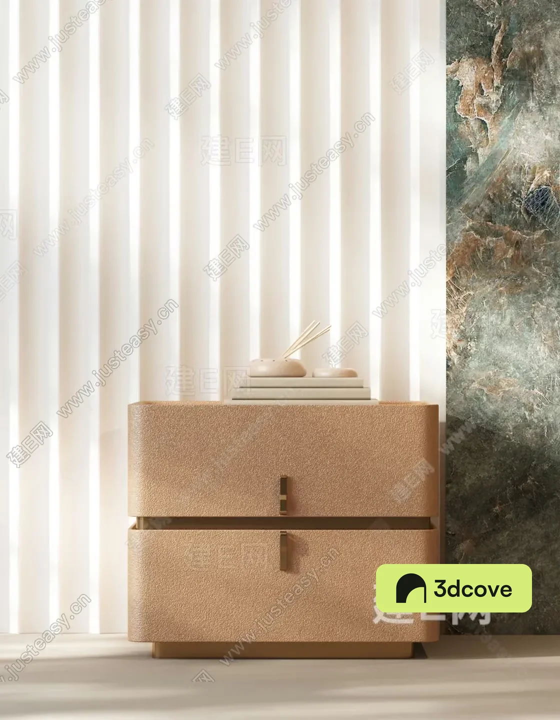 Modern Light Brown Cabinet