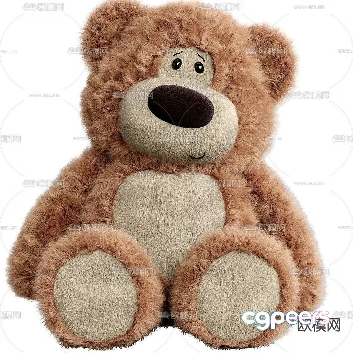 bear ragdoll children’s toy 3d model