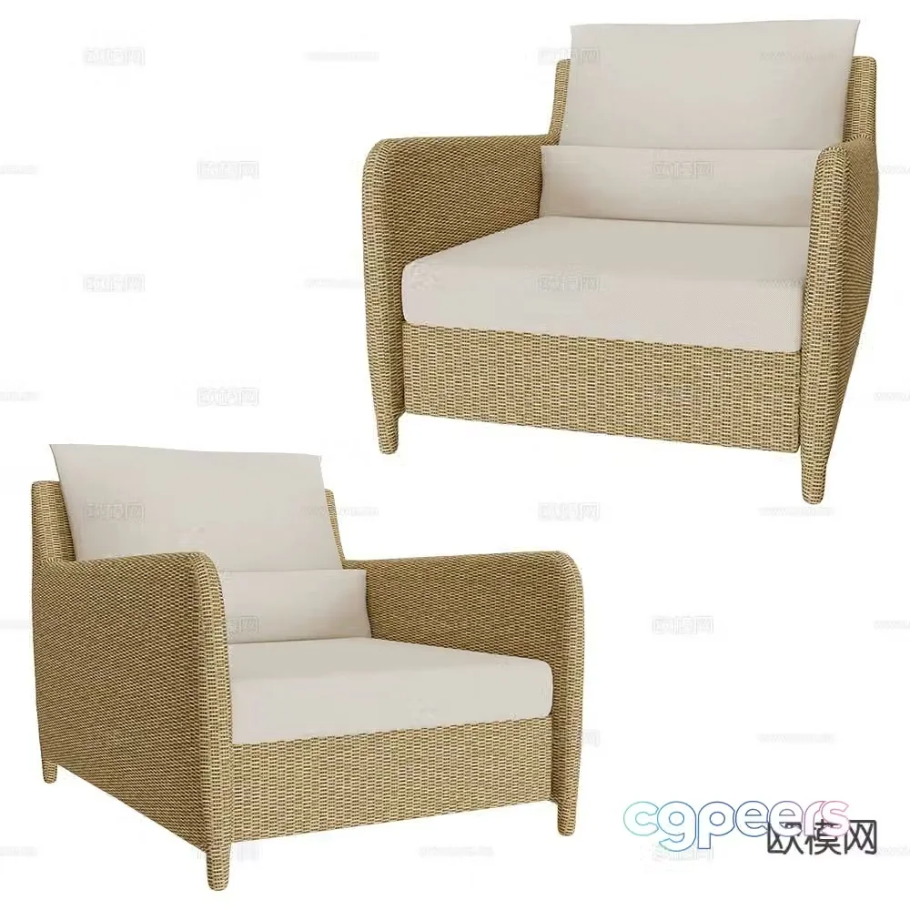 Sifas leisure sofa 3d model