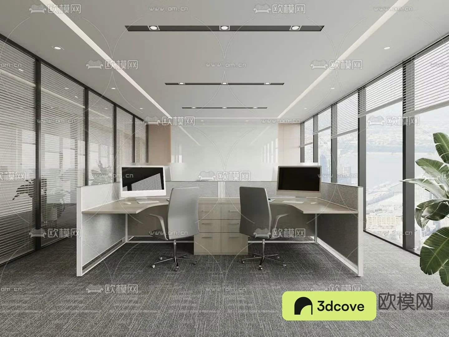 Office desk chair work station card space