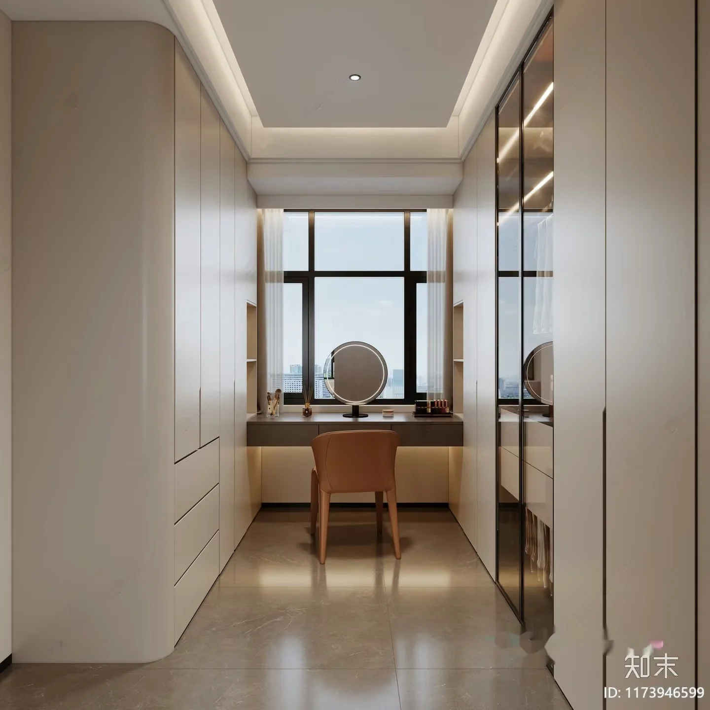 Modern Dressing Room 3D Model – 4679 – VRAY Render