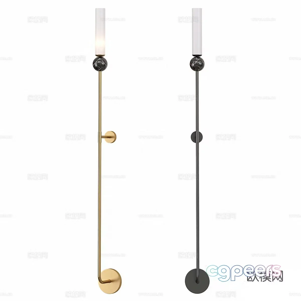 Modern light luxury STENLY wall light 3d model