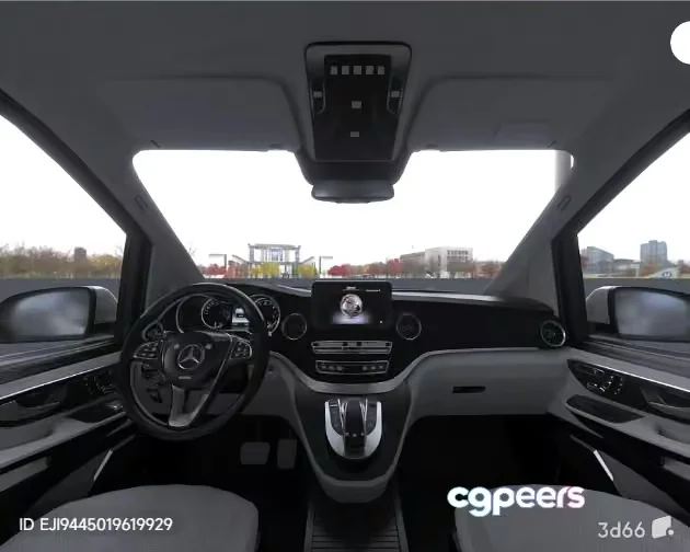 Modern Car Interior 3D Model – 3357 – VRAY Render