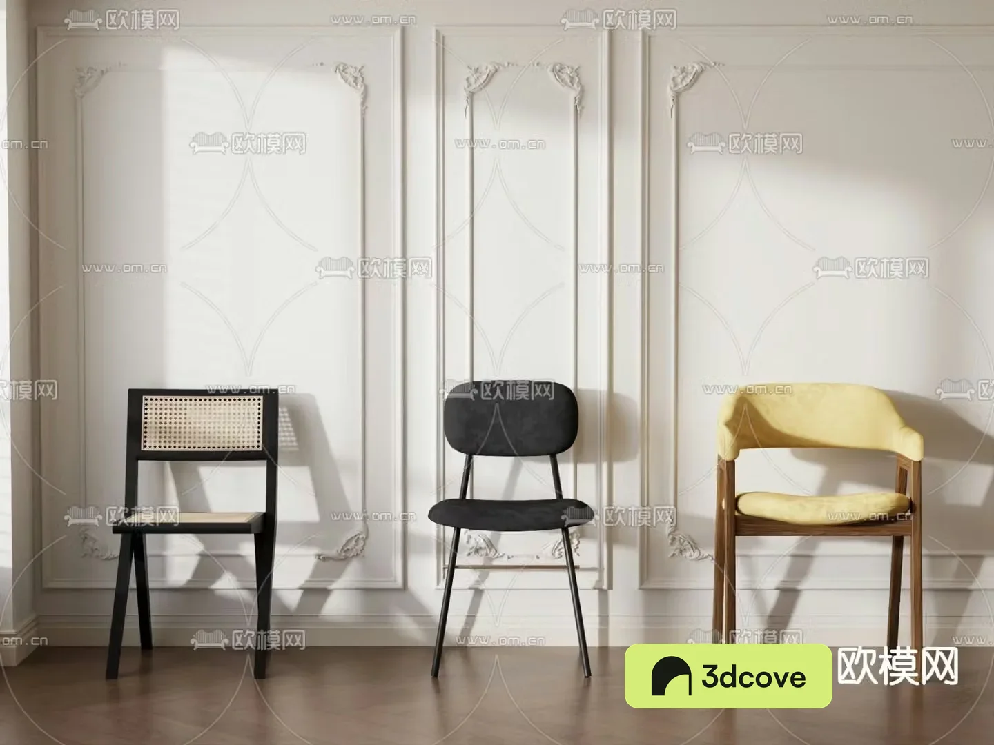 Wasabi Chair Leisure Chair 3D Model
