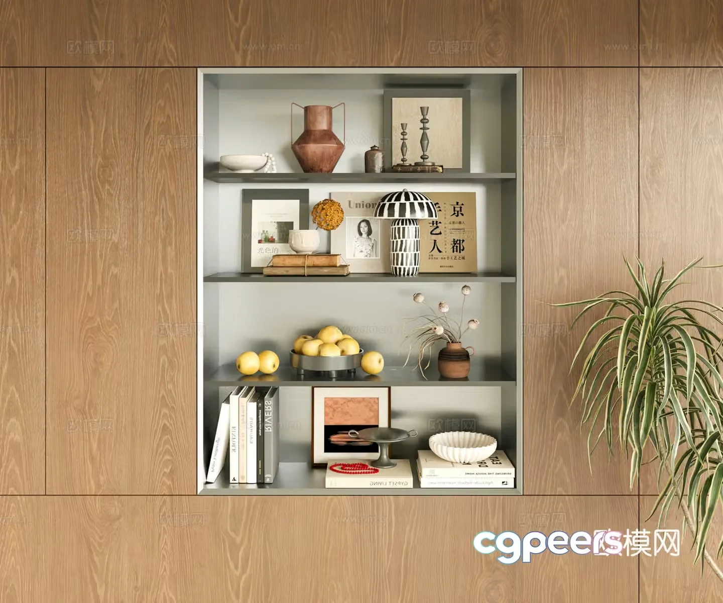 Modern storage cabinet 3d model