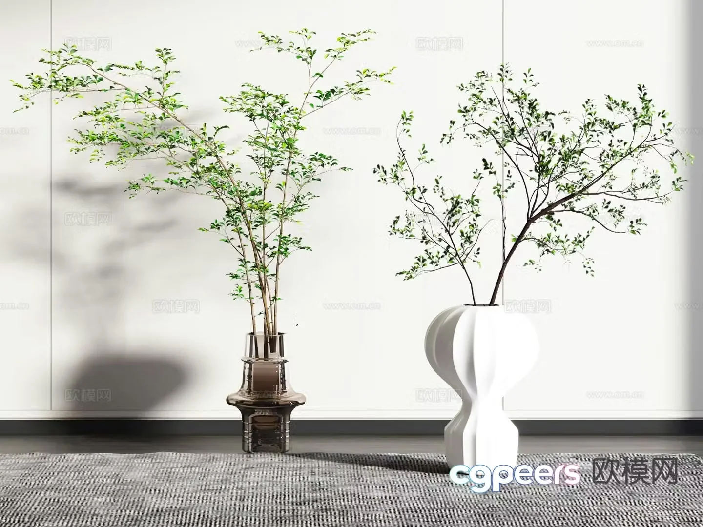 Modern aquatic plant 3d model