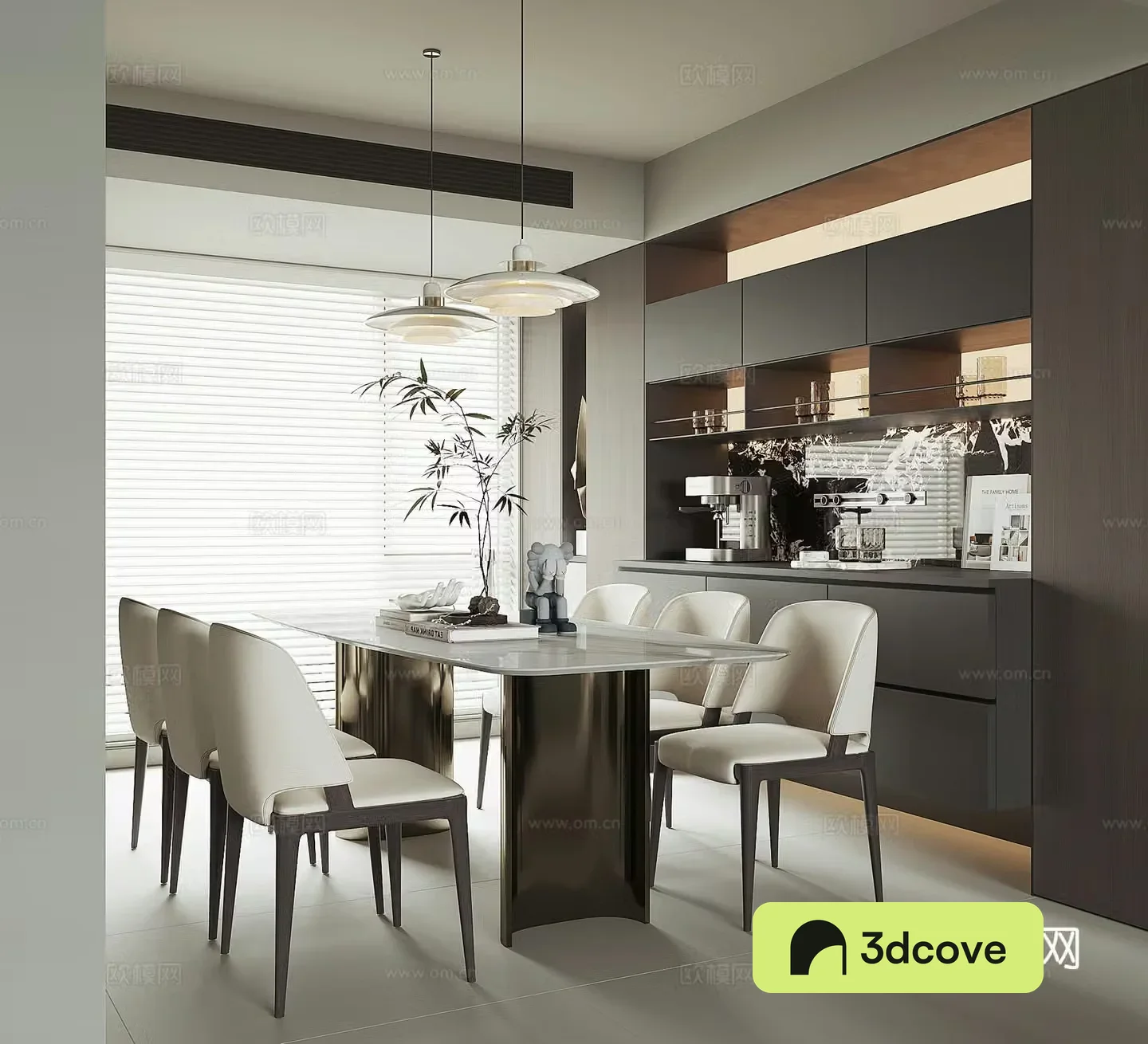 Modern home restaurant