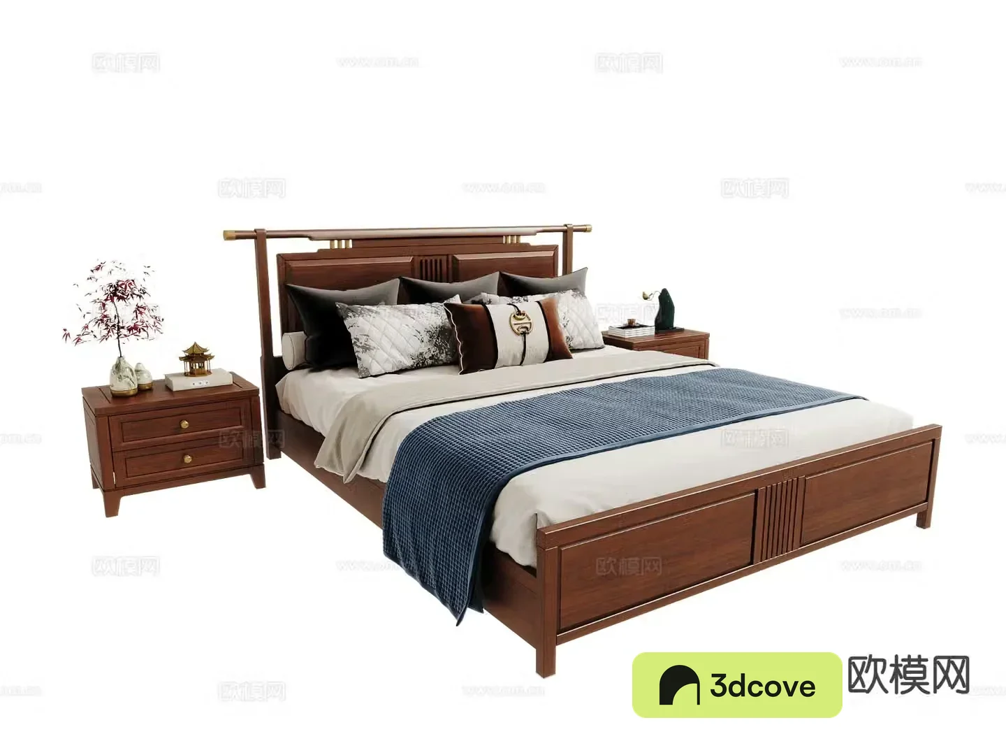 New Chinese style double bed