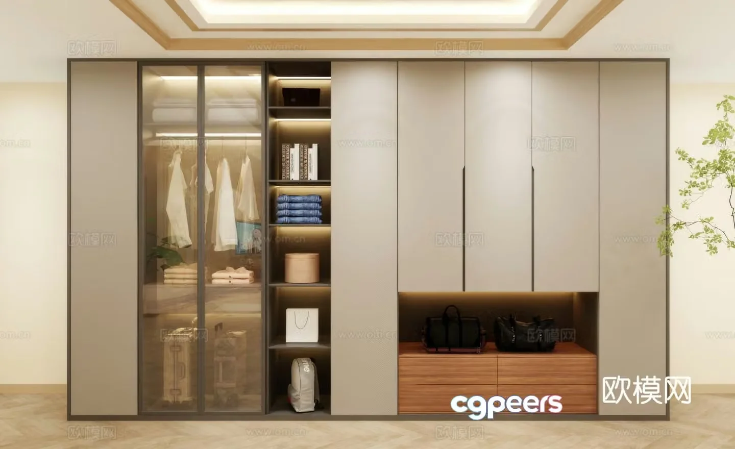 Wardrobe design Wardrobe renderings Wardrobe wardrobe design Wardrobe cabinet 3d model