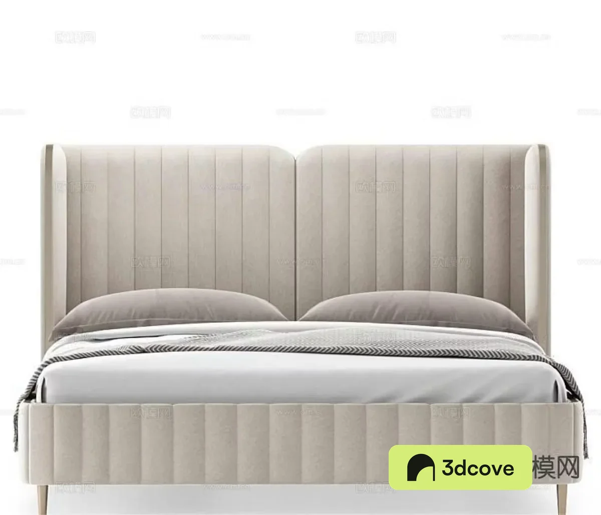 Modern double bed